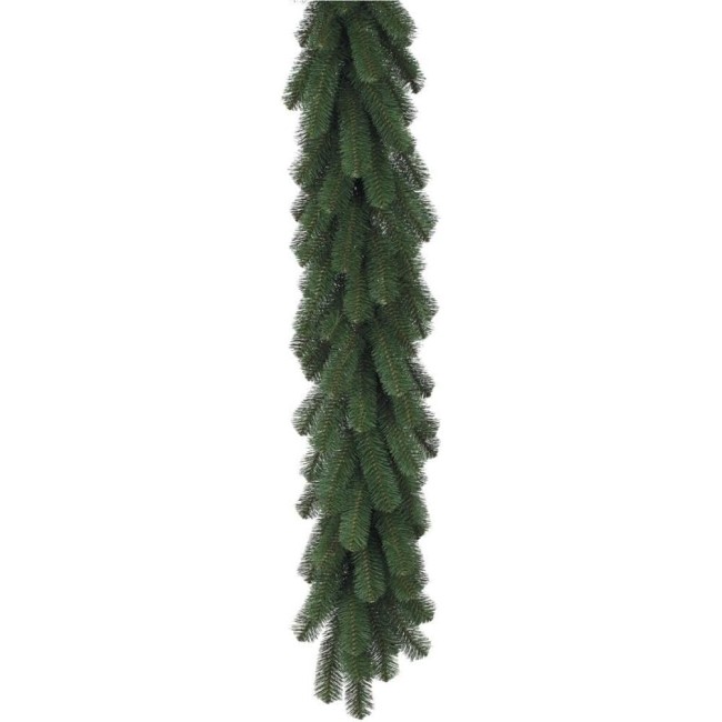  9 ft Douglas Full Pine Garland, Artificial Greenery, Seasonal Holiday Decor, Perfect for Weddings, Fireplace Mantels, Dining and Living Room