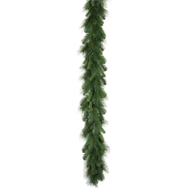  9 ft Douglas Mixed Pine Garland, Artificial Greenery, Christmas Garland Decor, Perfect for Weddings, Fireplace Mantels, Dining and Living Rooms