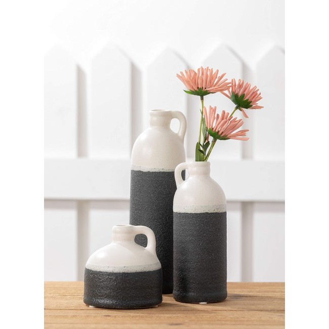  Jug Vase Set, Farmhouse Decor for Your Kitchen, Bedroom, Office, Living Room, & Bathroom, Coffee Table Decor, Centerpiece Decorations, Aesthetic Room Decor (CM2945)