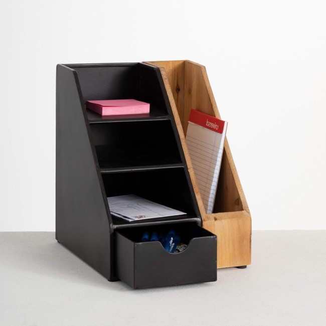 Home Office and School Upright File Holder and Storage Desk Organizer