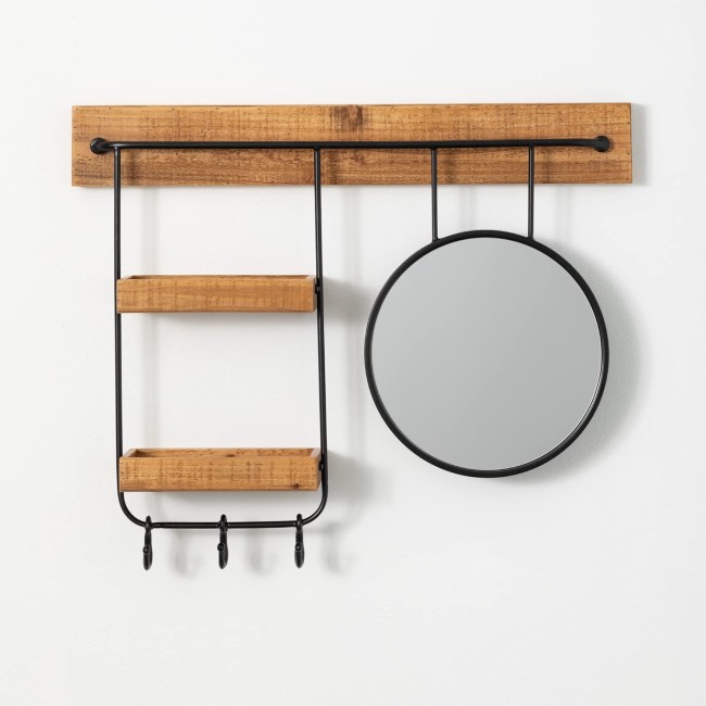  Hanging Mirrored Modular Shelf, Wall Décor, Wall Decorations for Home, Home Décor