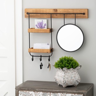  Hanging Mirrored Modular Shelf, Wall Décor, Wall Decorations for Home, Home Décor