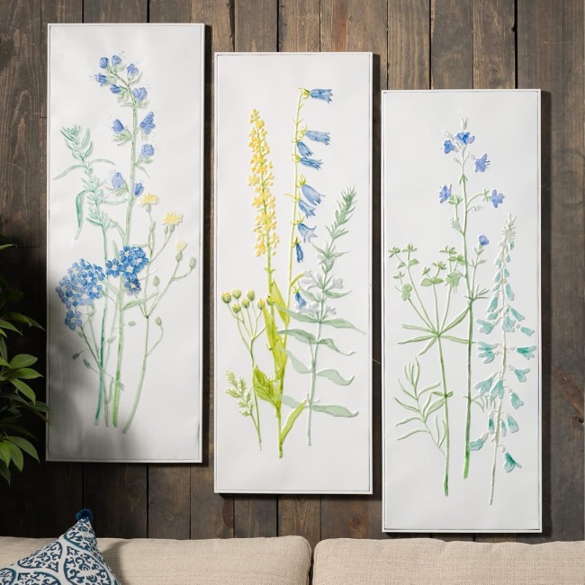  Botanical Wall Art, Wall Decorations For Your Home, Set of 3 Modern Farmhouse Wall Decor