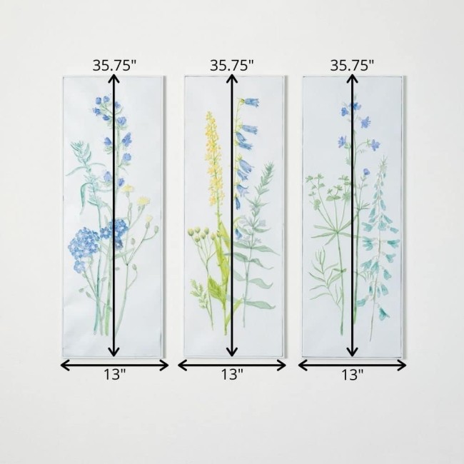  Botanical Wall Art, Wall Decorations For Your Home, Set of 3 Modern Farmhouse Wall Decor